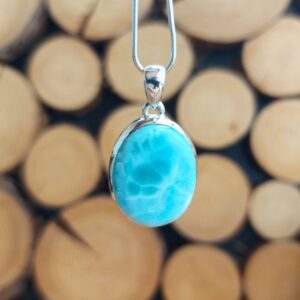 Seelenstein-Anhänger-Larimar-Silber