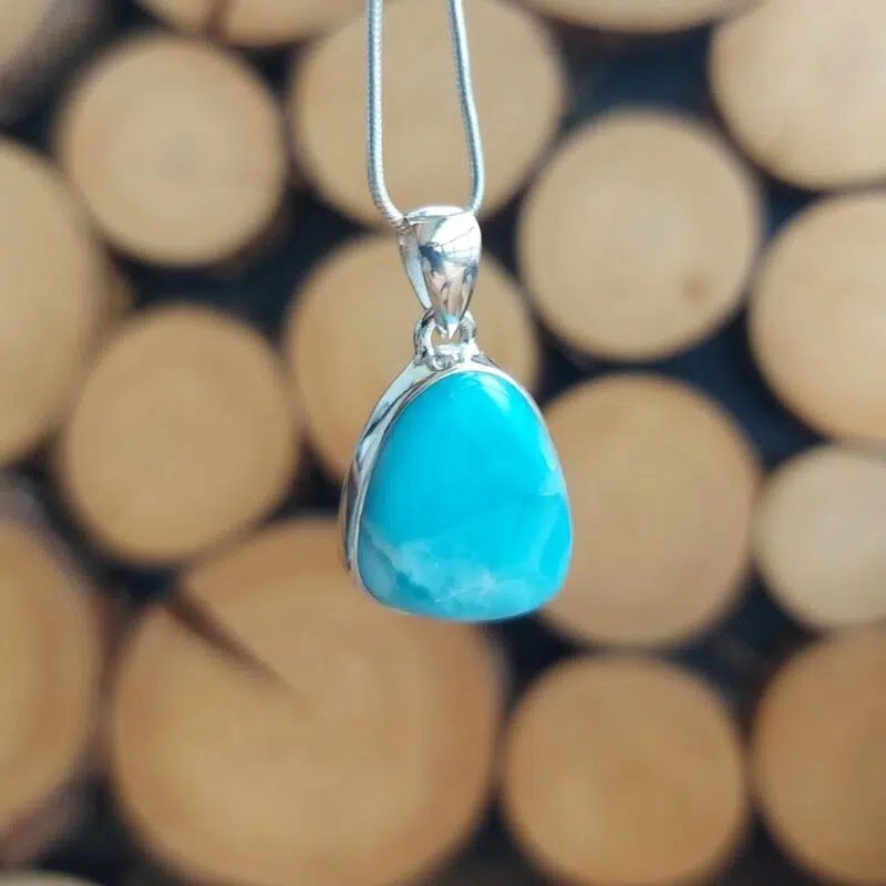 Seelenstein-Anhänger-Larimar-Silber