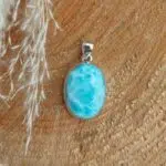 Seelenstein-Anhänger-Larimar-Silber