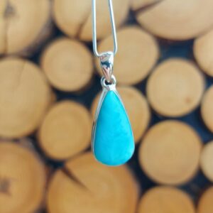 Seelenstein-Anhänger-Larimar-Silber