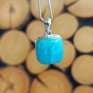Seelenstein-Anhänger-Larimar-Silber
