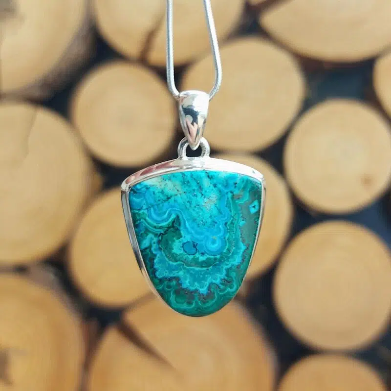 Seelenstein-Anhänger-Malachit-Chrysokoll-Silber-7-1 Seelenstein-Anhänger-Malachit-Chrysokoll-Silber