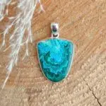 Seelenstein-Anhänger-Malachit-Chrysokoll-Silber-7-2 Seelenstein-Anhänger-Malachit-Chrysokoll-Silber