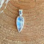 Seelenstein-Anhänger-Mondstein-Silber