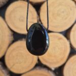 Seelenstein-Anhänger-Obsidian-Tropfen-Loch-1 Seelenstein-Anhänger-Obsidian-Tropfen-Loch