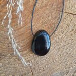 Seelenstein-Anhänger-Obsidian-Tropfen-Loch-2 Seelenstein-Anhänger-Obsidian-Tropfen-Loch