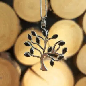 Seelenstein-Anhänger-Onyx-Baum