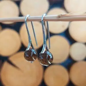 Seelenstein-Anhänger-Rauchquarz-Perle