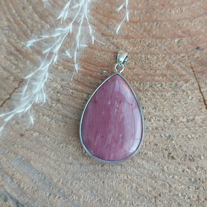 Seelenstein-Anhänger-Rhodonit-Tropfen-1 Seelenstein-Anhänger-Rhodonit-Tropfen