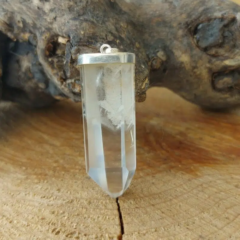 Seelenstein-Anhänger-Rutilquarz-Spitze