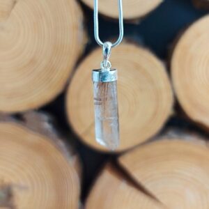 Seelenstein-Anhänger-Rutilquarz-Spitze