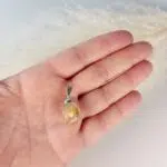 Seelenstein-Anhänger-Rutilquarz-Trommelstein