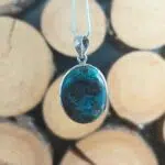 Seelenstein-Anhänger-Shattuckit-Silber