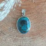 Seelenstein-Anhänger-Shattuckit-Silber