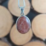 Seelenstein-Anhänger-Sonnenstein-Silber