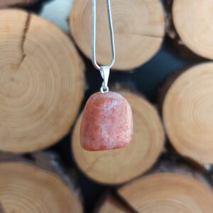 Seelenstein-Anhänger-Sonnenstein-Trommelstein