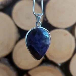 Seelenstein-Anhänger-Sugilith-Silber