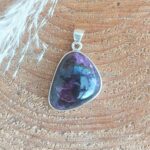 Seelenstein-Anhänger-Sugilith-Silber