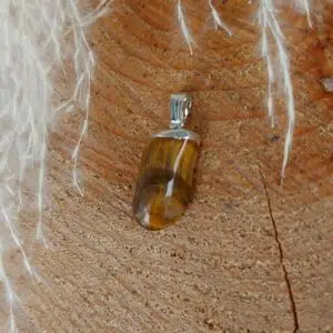 Seelenstein-Anhänger-Tigerauge-Trommelstein