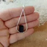 Seelenstein-Anhänger-Turmalin-Tropfen