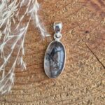 Seelenstein-Anhänger-Turmalinquarz-Silber