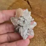 Apophyllit Stilbit Cluster, Heilstein, Ansicht 2