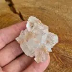 Apophyllit Stilbit Cluster, Heilstein, Ansicht 2