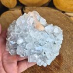 Seelenstein-Apophyllit-Cluster-Stilbit