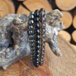 Seelenstein-Armbänder-Set-Schutz-Hämatit-Turmalin-Rauchquarz