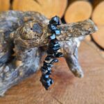 Seelenstein-Armband-Achat-schwarz-Splitter