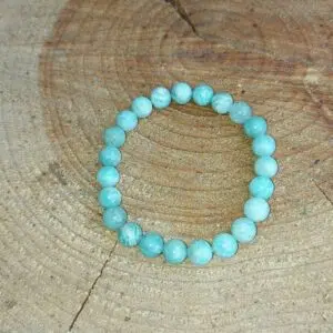 Seelenstein-Armband-Amazonit-Perlen