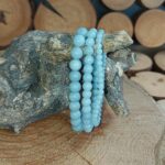 Seelenstein-Armband-Angelit-Perlen