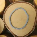 Seelenstein-Armband-Angelit-Perlen