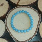 Seelenstein-Armband-Angelit-Perlen