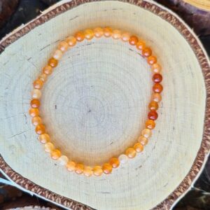 Seelenstein-Armband-Aventurin-orange-Perlen