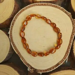 Seelenstein-Armband-Bernstein-Trommelstein