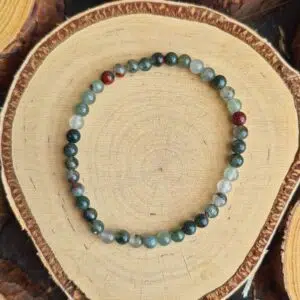 Seelenstein-Armband-Blutstein-Perlen