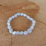 Seelenstein-Armband-Chalcedon-Trommelstein1 Seelenstein-Armband-Chalcedon-Trommelstein