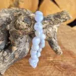 Seelenstein-Armband-Chalcedon-Trommelstein
