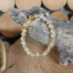 Seelenstein-Armband-Citrin-Perlen-Kinder