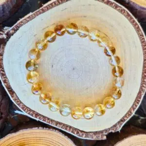 Seelenstein-Armband-Citrin-Perlen
