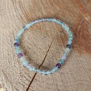 Seelenstein-Armband-Fluorit-Regenbogen
