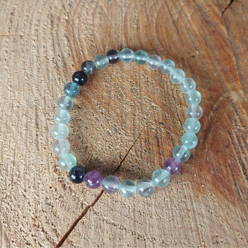 Seelenstein-Armband-Fluorit-Regenbogen