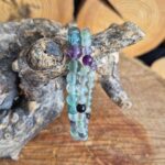 Seelenstein-Armband-Fluorit-Regenbogen-Perlen Seelenstein-Armband-Fluorit-Regenbogen-Perlen