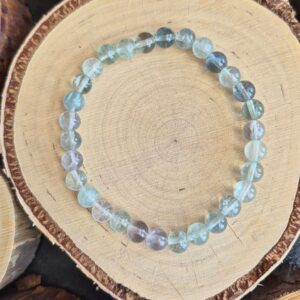 Fluorit grün Armband Perlen (6)