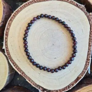 Seelenstein-Armband-Granat-Perlen