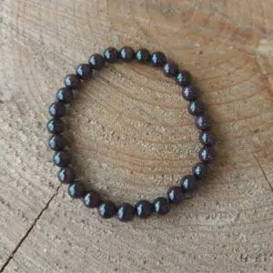 Seelenstein-Armband-Granat-Perlen
