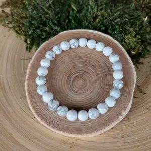 Seelenstein-Armband-Howlith-Perlen-Kinder