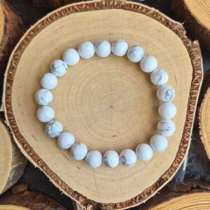 Howlith Armband Perlen (8)