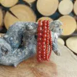 Seelenstein-Armband-Karneol-Perlen